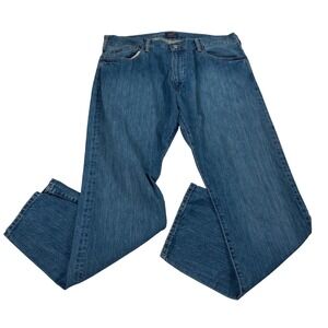 Polo Ralph Lauren Jeans Mens 38x32 Blue Hampton Relaxed Straight Fit Denim Pants